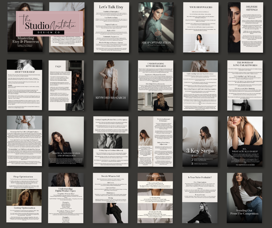 Mastering Etsy & Pinterest eBook - Grace Favorites