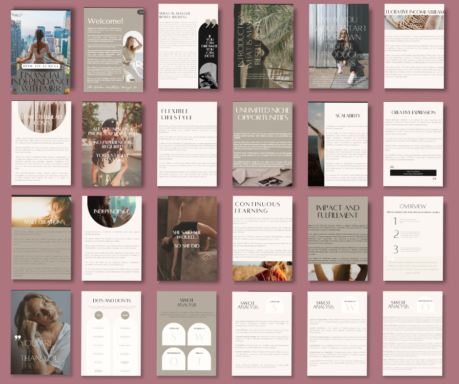 Achieve Financial Freedom with MRR & Digital Products eBook - Grace Favorites