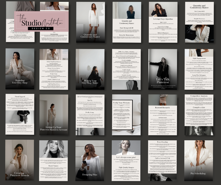 Mastering Etsy & Pinterest eBook - Grace Favorites
