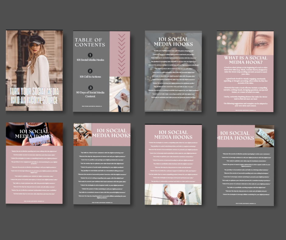 Turn Your Social Media Into An Income Source eBook - Grace Favorites