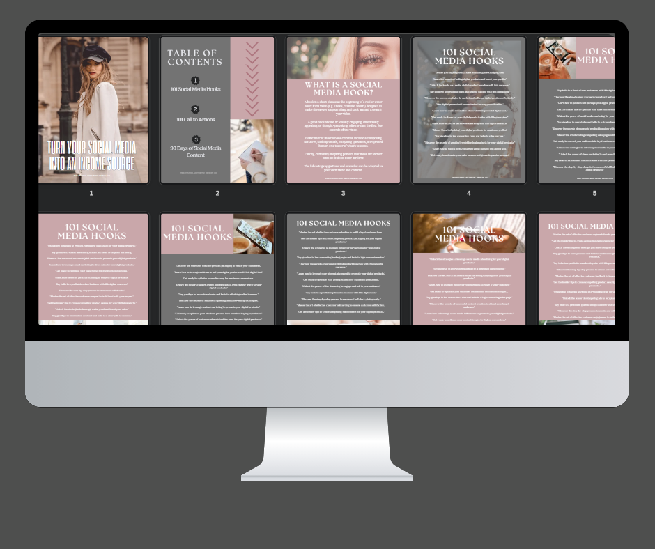 Turn Your Social Media Into An Income Source eBook - Grace Favorites