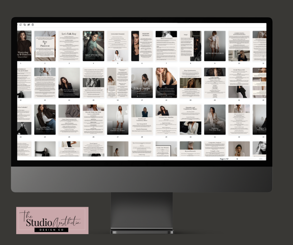 Mastering Etsy & Pinterest eBook - Grace Favorites