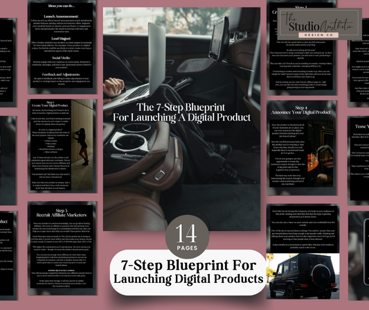 7-Step Blueprint For Launching a Digital Product - Grace Favorites