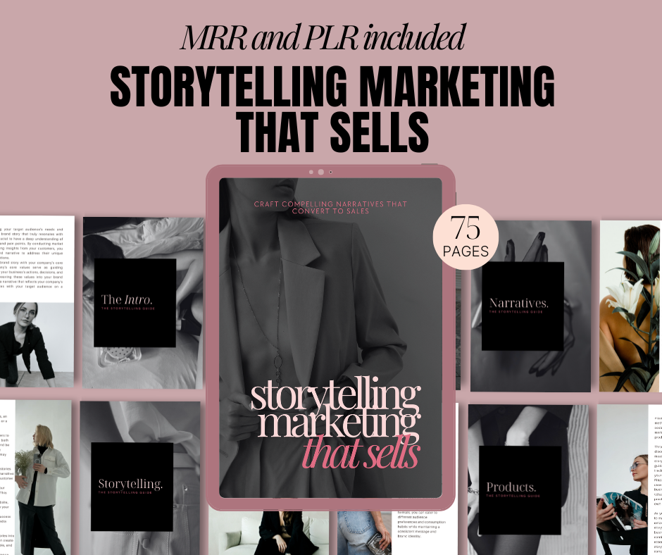 Storytelling Marketing That Sells eBook - Grace Favorites