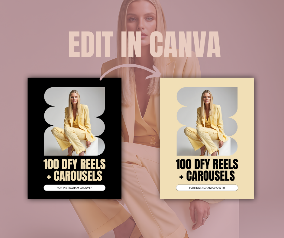 100 DFY REELS & CAROUSELS - FOR IG GROWTH - Grace Favorites