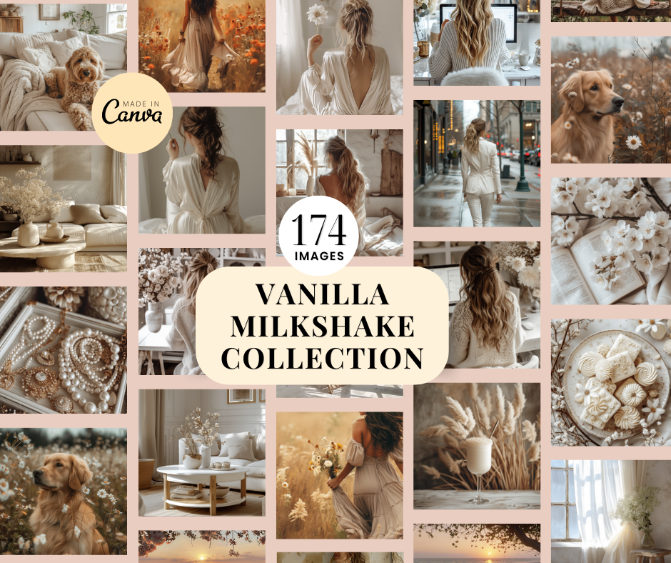 The Vanilla Milkshake Collection Stock Images - Grace Favorites