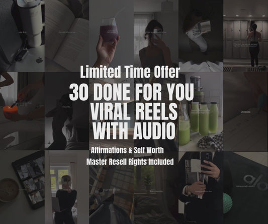 30 Done For You Reels w/ Viral Audio