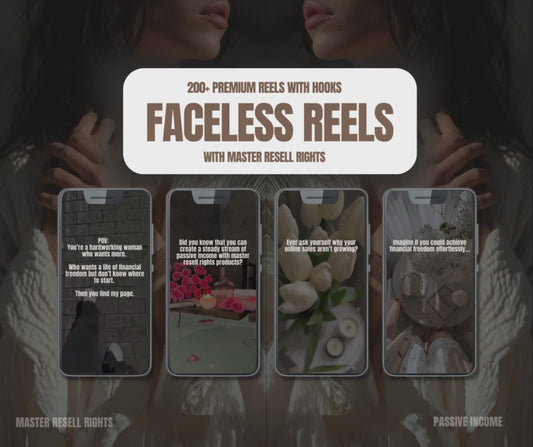 200+ Faceless Marketing Reels With DFY Hooks